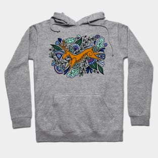 Folk Art Deer Hoodie